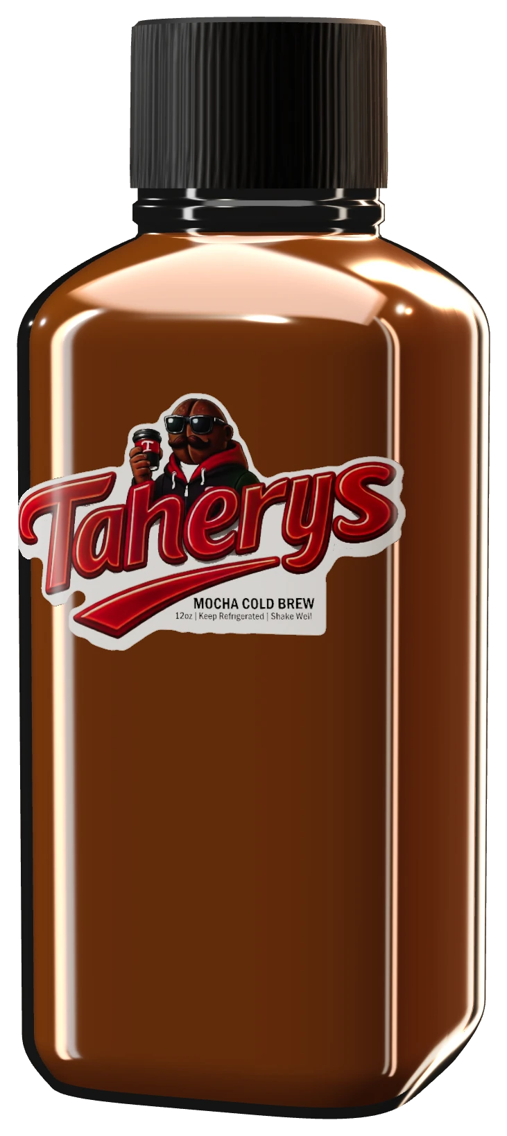 TAHERYS Mocha Cold Brew bottle